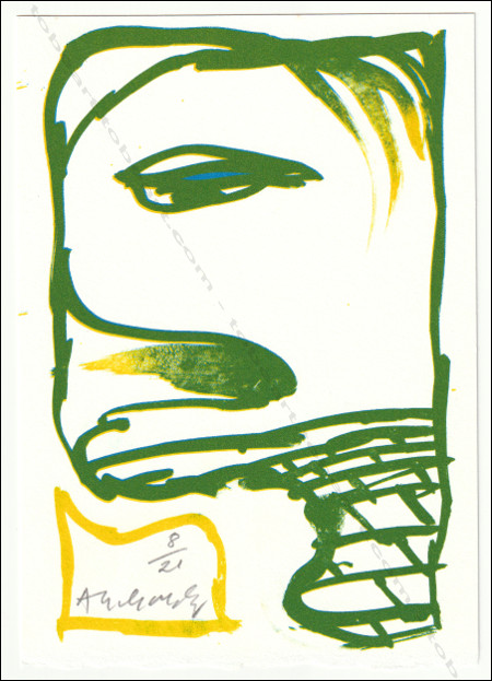 Lithographie originale de Pierre ALECHINSKY. Suites 1. Grandes lithographies. Paris, Atelier Bordas, 1995.
