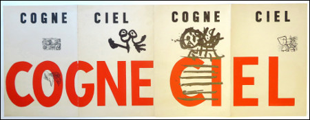 Karel APPEL - Emmanuel LOOTEN. COGNE CIEL. Paris, Michel Tapi, 1955.