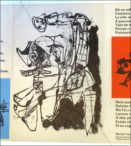 Karel APPEL - Emmanuel LOOTEN. COGNE CIEL. Paris, Michel Tapié, 1955.