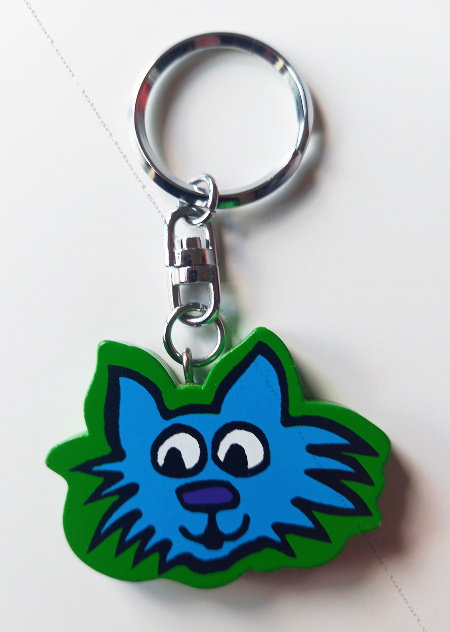 Porte-cl vintage / key ring de Keith Haring - Cat.