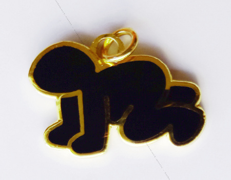 Pendentif vintage / pendant de Keith Haring - Baby.