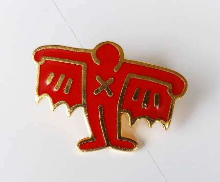 Pins vintage de Keith Haring - Batman.