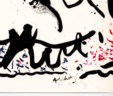 Pierre ALECHINSKY - Sans Titre / Untitled V (1¢ life). Lithographie originale / original lithograph, 1964.
