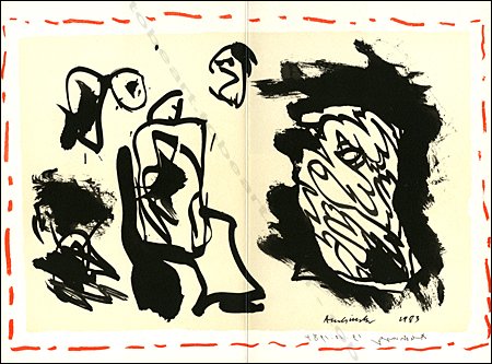 Pierre ALECHINSKY - D'une venue. Lithographie originale / original lithograph, 1983.