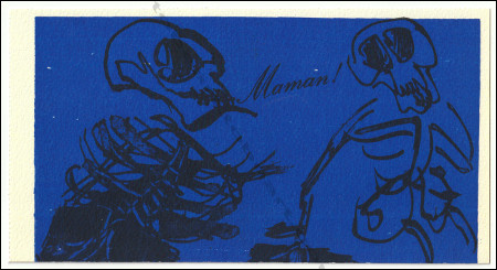 Pierre ALECHINSKY. Maman - (KWY 12). Sérigraphie originale / original silkscreen, 1963.