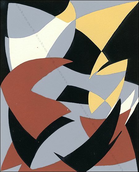 Pochoir de Alfred Reth exécuté par l'atelier Renson Fils à Paris pour les éditions Art d'aujourd'hui en 1952.
