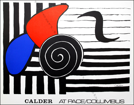 Alexander CALDER - Hlice. Affiche originale / Original poster. Pace Colombus, 1970.