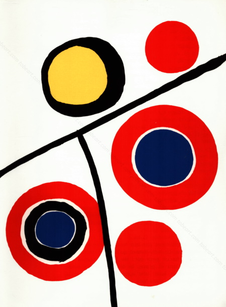 Alexander CALDER - COMPOSITION IX. Lithographie originale / Original lithography, Maeght, 1973.