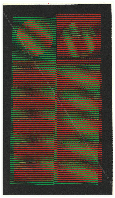 Carlos CRUZ-DIEZ. Jaune additif II - (KWY N12). Srigraphie originale / original silkscreen, 1963