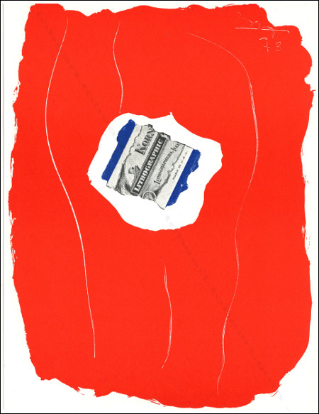 Robert MOTHERWELL - Tricolor. Lithographie originale / original lithograph. Paris, Revue XXe Sicle, 1973.