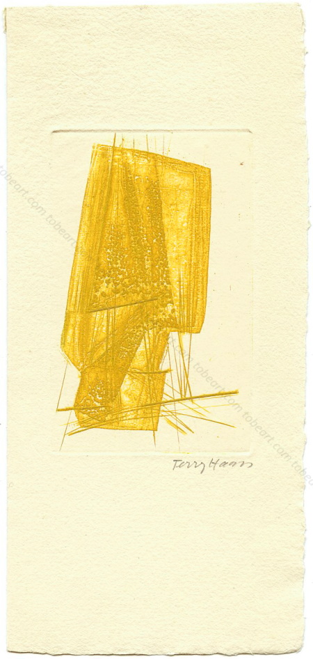 Terry HAASS. Gravure originale / original etching.