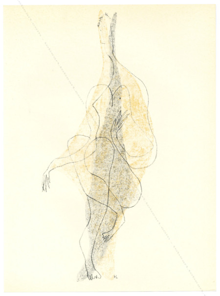 Henri LAURENS - Figure. Lithographie originale / original lithograph. Paris, Revue XXe Sicle, 1951.