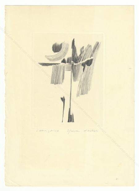 Louis CHAVIGNIER. Gravure originale / original etching