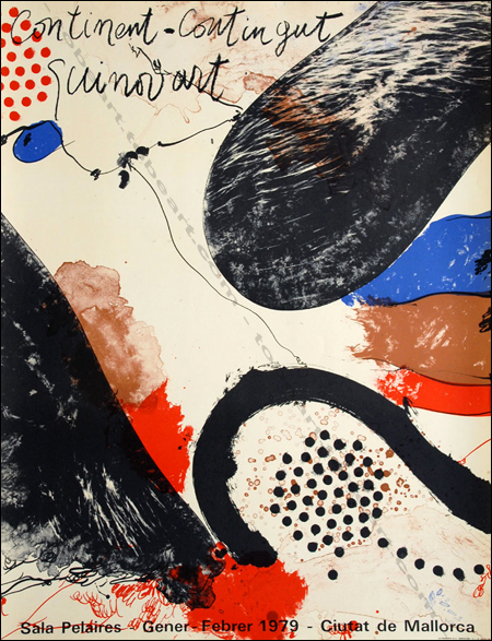 Josep GUINOVART. Affiche originale en lithographie / Original poster in lithography. Cuitat de Mallorca, Sala Pelaires, 1979.