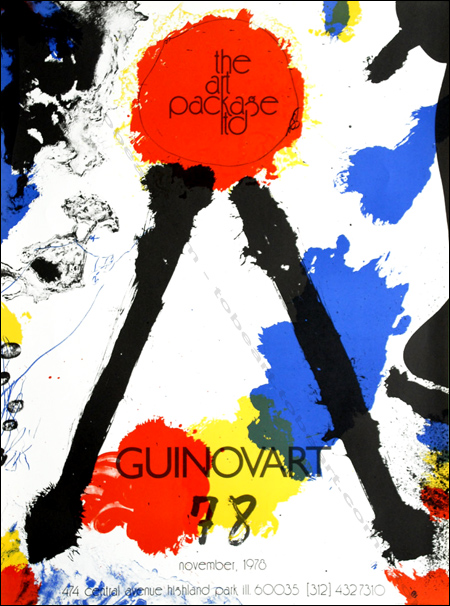 Josep GUINOVART 78. Affiche originale en lithographie / Original poster in lithography. Highland Park (Illinois),The Art Package Ltd, 1978.