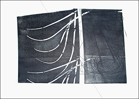 Hans HARTUNG - ESTAMPES : lithographie originale L-38-1973 / FINE ART PRINTS : Original lithograph L-38-1973.