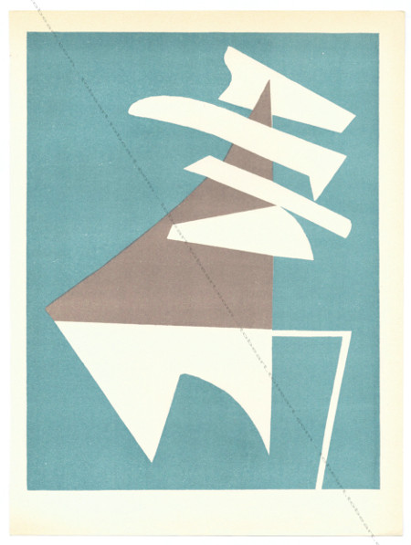 Pochoir / stencil, 1956.