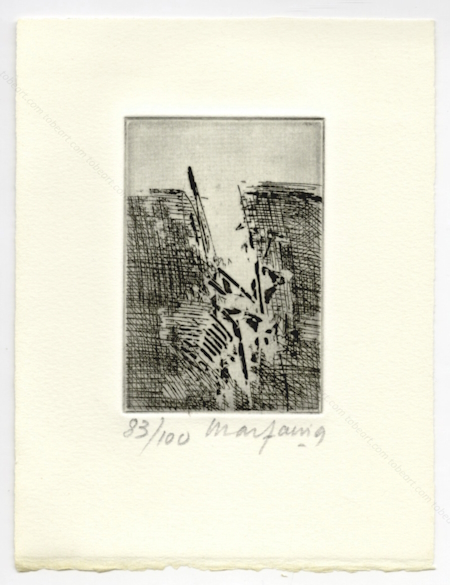 André MARFAING. Gravure originale I, 1970.