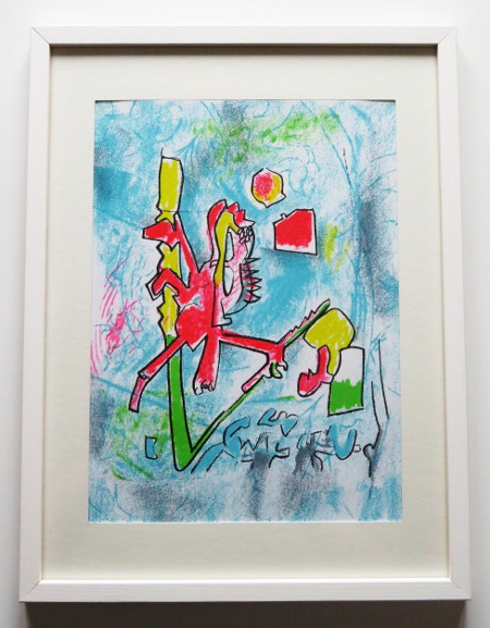 Roberto MATTA -T'ou't se tient. Lithographie originale / original lithograph, 1975.