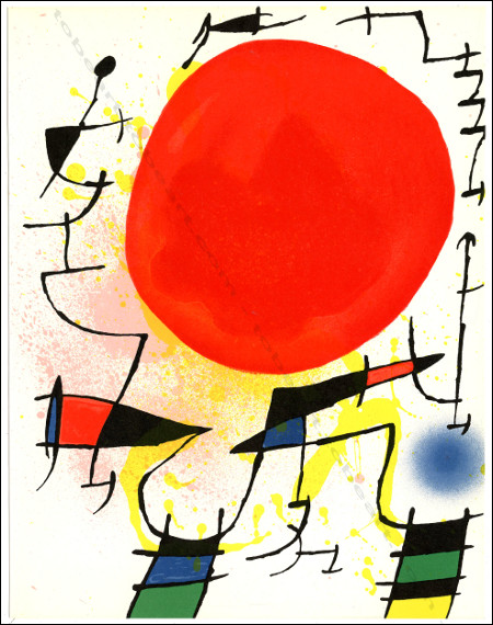 Joan MIRÓ. Miro Lithographe I (PL. III). Lithographie originale en couleur / original lithograph in color, 1972.
