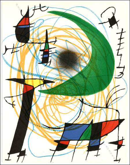 Joan MIRÓ. Miro Lithographe I (PL. V). Lithographie originale en couleur / original lithograph in color, 1972.