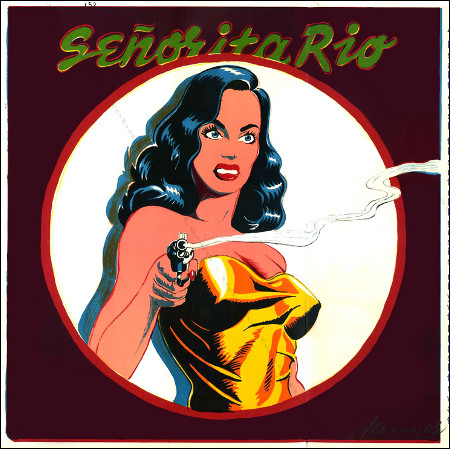 Lithographie originale de Mel Ramos - Seorita Rio 1 life, 1964.