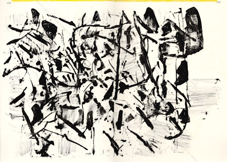 Lithographie originale de Jean Paul Riopelle. Sans Titre 2 / Untitled 2 (1 life), 1964