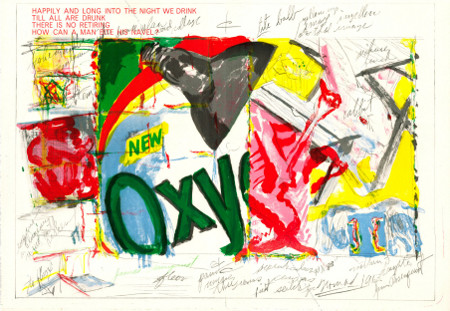 Lithographie originale de James Rosenquist. Sans Titre 1 / Untitled 1 (1¢ life), 1964