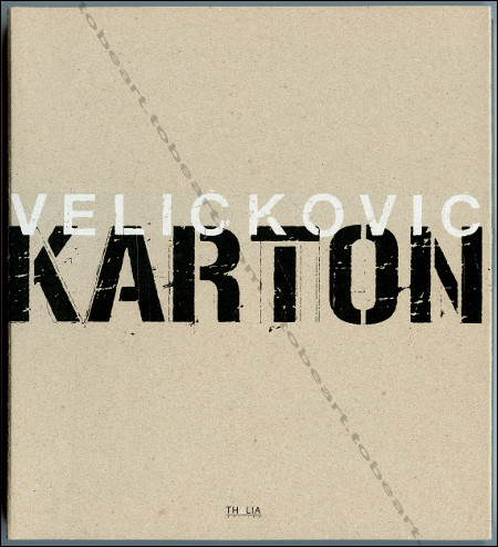 Vladimir VELICKOVIC - Michel Onfray. KARTON. Paris, Thalia Edition, 2006.